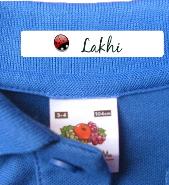 Naamlabels Kleding