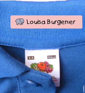 Naamlabels Kleding