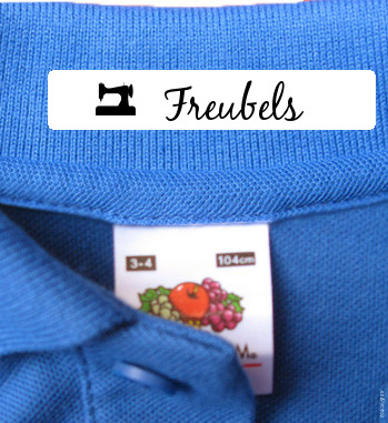 Naamlabels Kleding