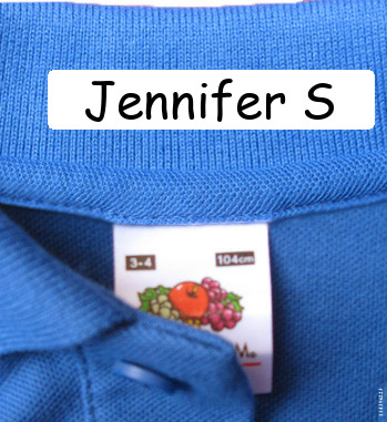 Naamlabels Kleding