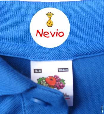 Naamlabels Kleding