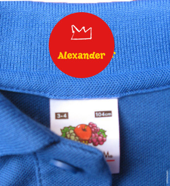 Naamlabels Kleding