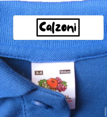 Kleding Naam Labels