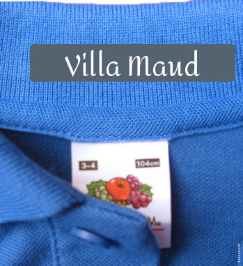 Naamlabels Kleding