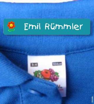 Naamlabels Kleding