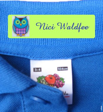 Naamlabels Kleding