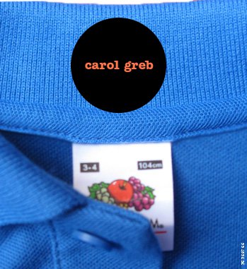 Naamlabels Kleding