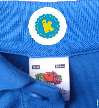 Naamlabels Kleding