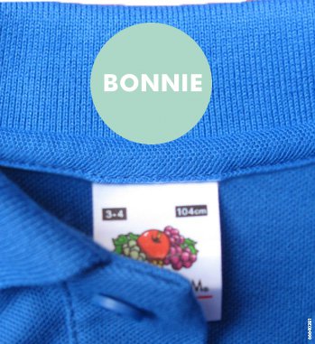 Kleding Naam Labels