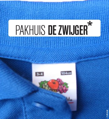 Naamlabels Kleding