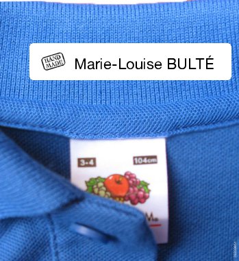 Naamlabels Kleding