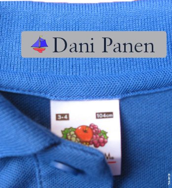 Naamlabels Kleding