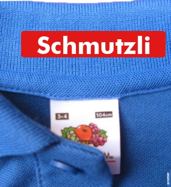 Naamlabels Kleding