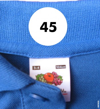 Naamlabels Kleding